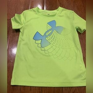 Under Armour Kids Lime Green Graphic Tee Size 3T